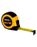 Johnson Level 8m/26' x 1" Metric/Inch Power Tape Measure - 1828-0026