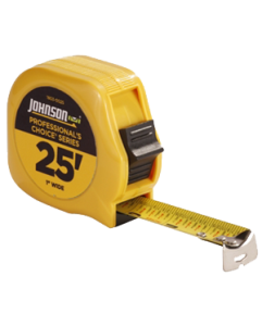 Johnson Level PROFESSIONALS CHOICE 25ft/7m Power Tape Measures - 1803-0025