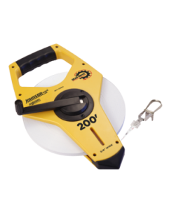 Johnson Level Big J 200ft/60m Geared Nylon Clad Steel Tape - 1811-200