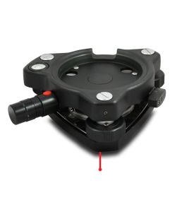 SitePro Tribrach with Laser Plummet, Black