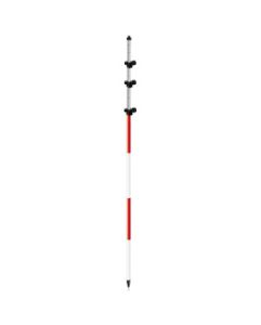 SitePro 15' Twist-Lock Prism Pole with Dual Graduation  & Adj. Top