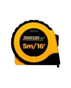 Johnson Level 5m/16' x 3/4" Metric/Inch Power Tape Measure - 1828-0016