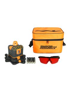 Johnson Level Manual Leveling Rotary Laser Level Kit - 40-6502