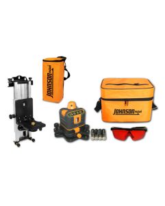 Johnson Level Manual Leveling Rotary Laser Level Kit - 40-6507