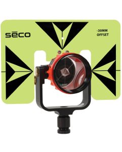 Seco 62 mm Premier Strobe Prism Assembly with 6 x 9 inch Target - Flo Yellow with Black - 6402-03-FLB