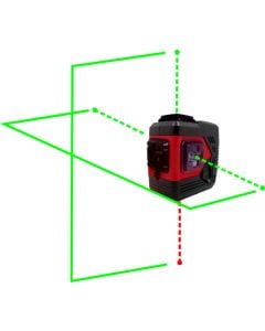 BEITER BRODY-X4PG Self-Leveling 4-Point Alignment Green Laser W/ Cross-Line Combo