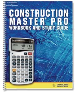 Calculated Industries Construction Master Pro Workbook and Study Guide - 2140