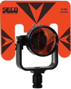 Seco 62 mm Premier Prism Assembly with 5.5 x 7 inch Target - Flo Orange with Black - 6422-02-FOB