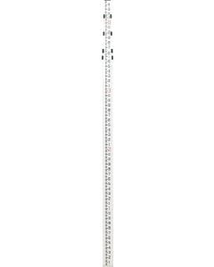 Seco Aluminum Leveling Rod - 16ft/5m / 5-pc / inch Grad - 7321-50